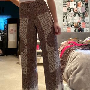 W by Worth silk like palazzo pants